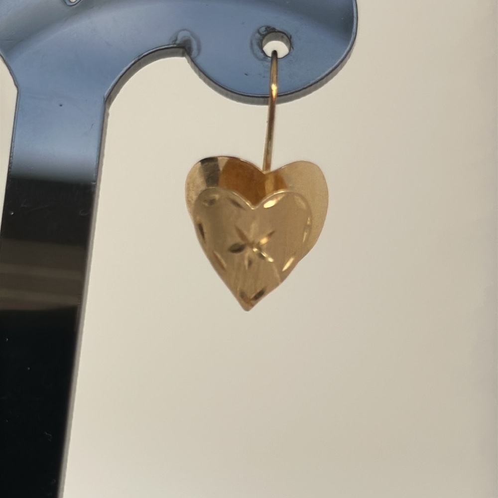 14k real solid gold earnings - Picture 4 of 9